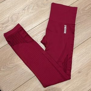 Gymshark Seamless Energy High Waisted Leggings - Beet